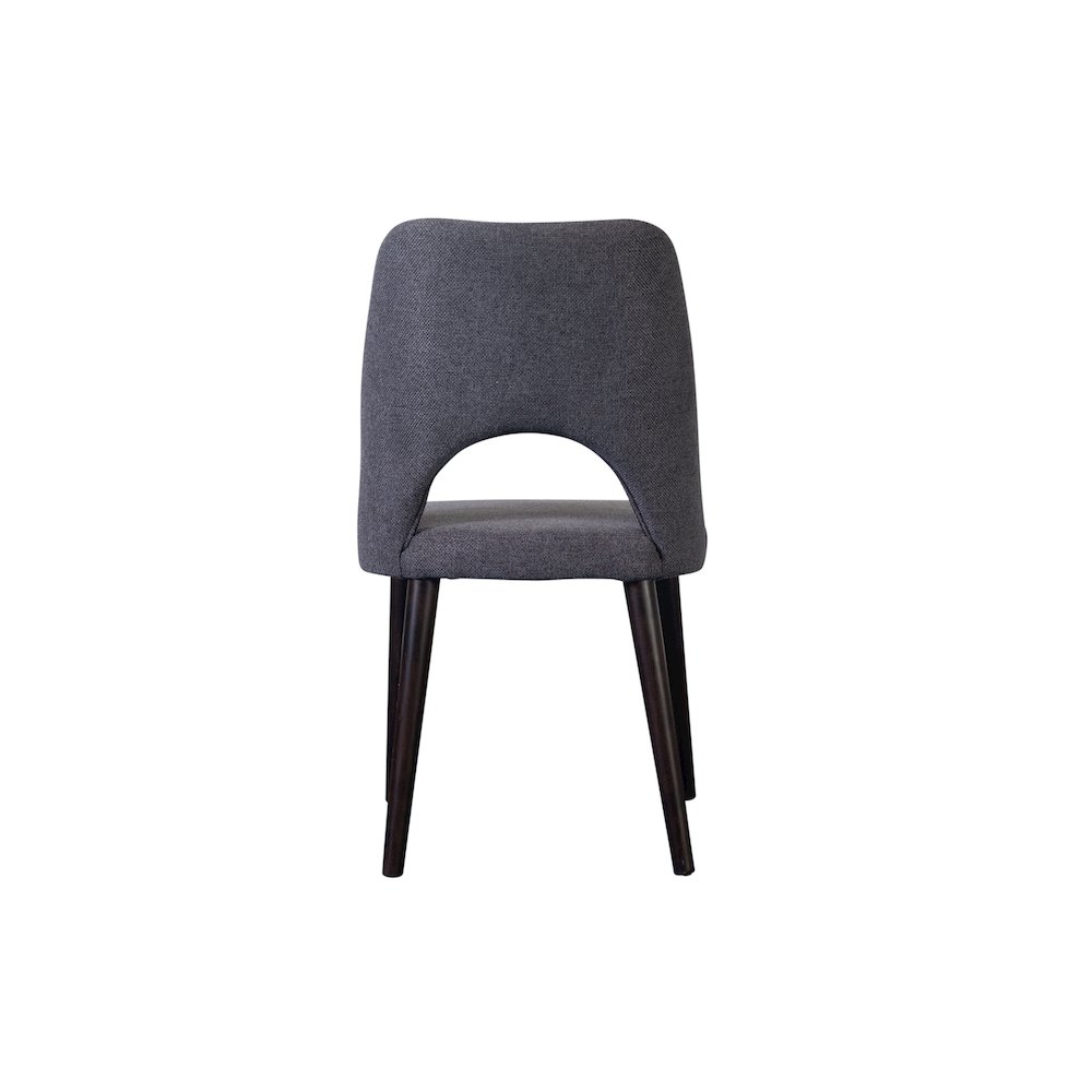 Porter Designs Prato Upholstered Dining Chair, Gray (Set of 2). Picture 4
