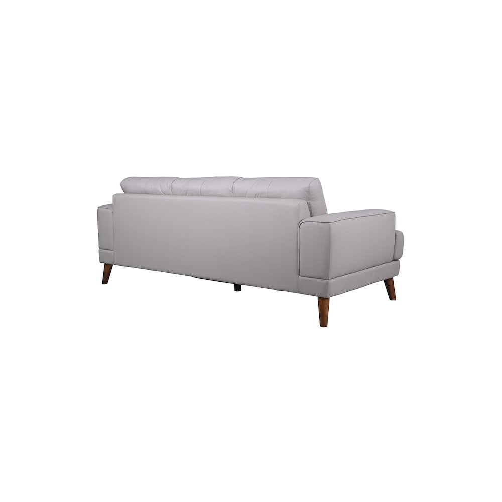 Porter Designs Anzio Top Quality Leather Sofa, Cream. Picture 5