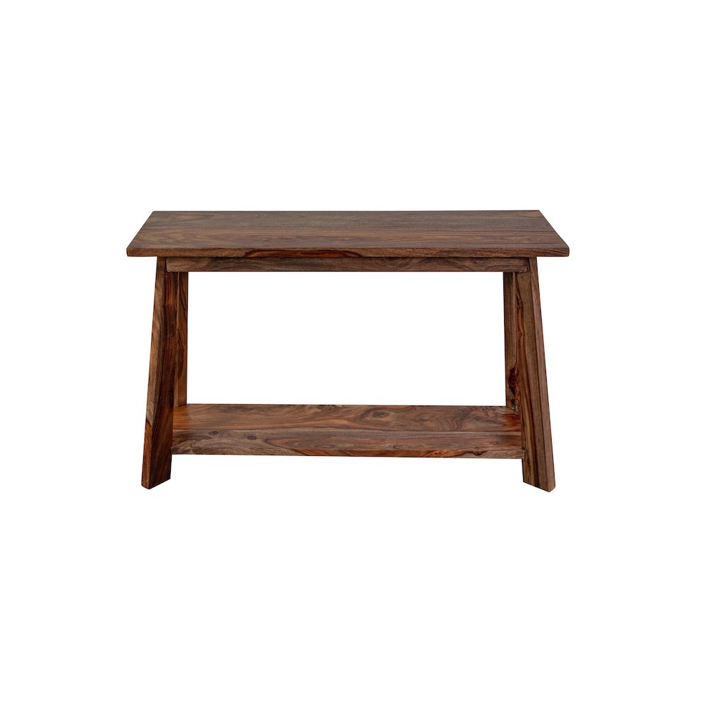 Porter Designs Kalispell Solid Sheesham Wood Console Table, Brown. Picture 2