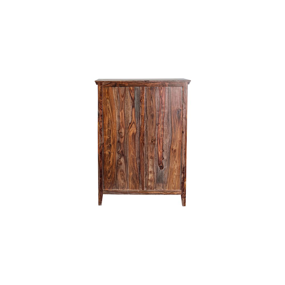 Porter Designs Sonora Solid Sheesham Wood Chest, Brown. Picture 5