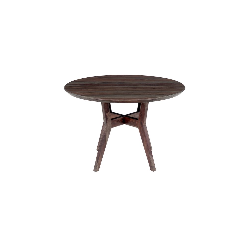 Porter Designs Fall River Solid Sheesham Wood Dining Table, Gray. Picture 4