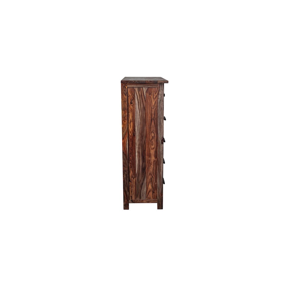 Porter Designs Kalispell Solid Sheesham Wood Chest, Brown. Picture 4