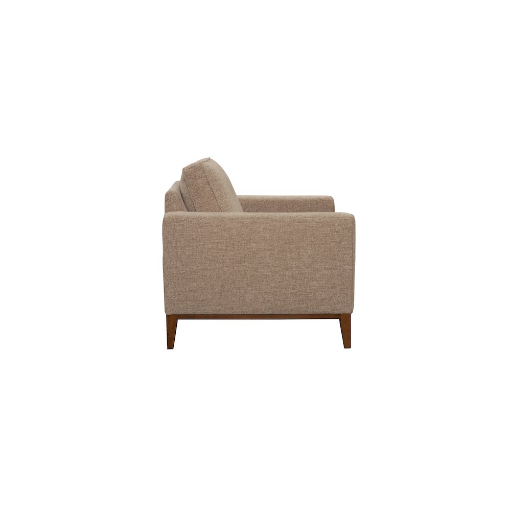 Porter Designs Annie Wood Trim Chair, Cream. Picture 4