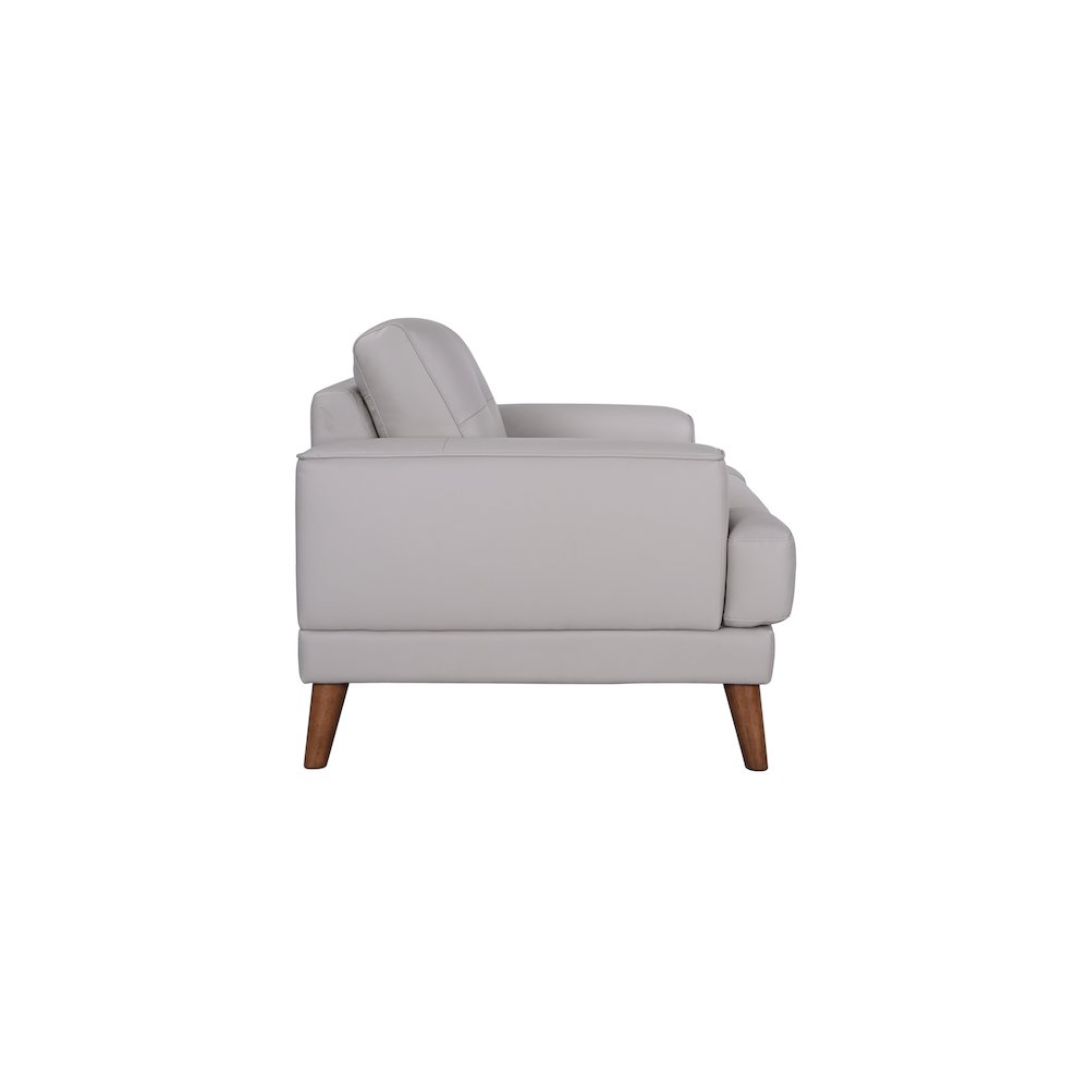 Porter Designs Anzio Top Quality Leather Chair, Cream. Picture 4