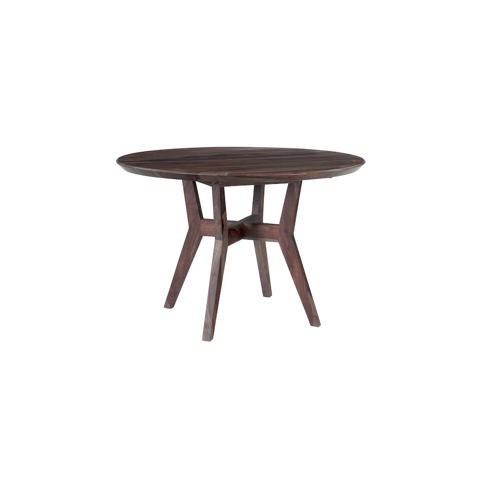 Porter Designs Fall River Solid Sheesham Wood Dining Table, Gray. Picture 1