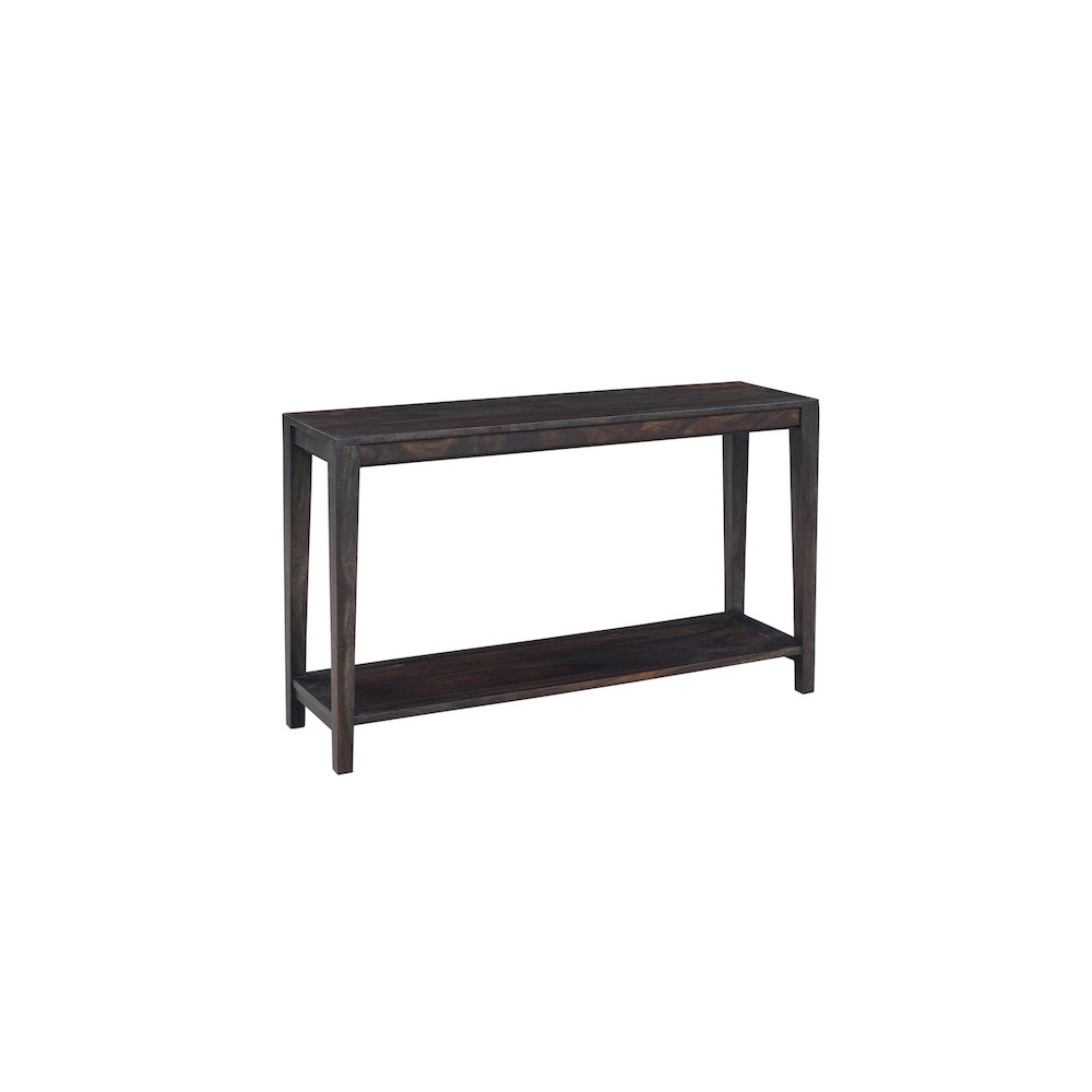 Porter Designs Fall River Solid Sheesham Wood Console Table, Gray. Picture 5