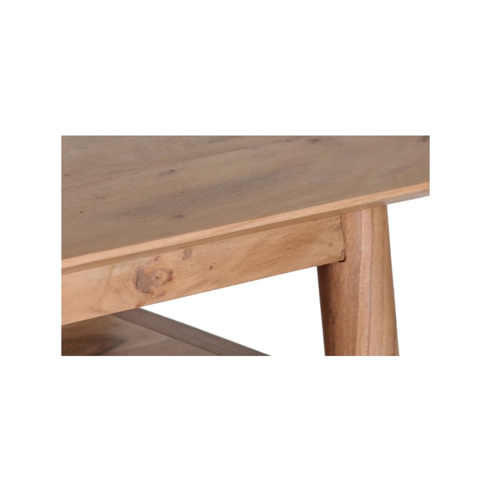 Porter Designs Portola Solid Acacia Wood Console Table, Natural. Picture 6