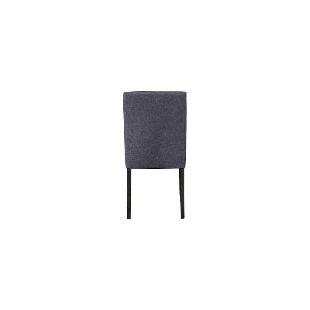 Porter Designs Enna Solid Wood Dining Chair, Gray (Set of 2). Picture 4