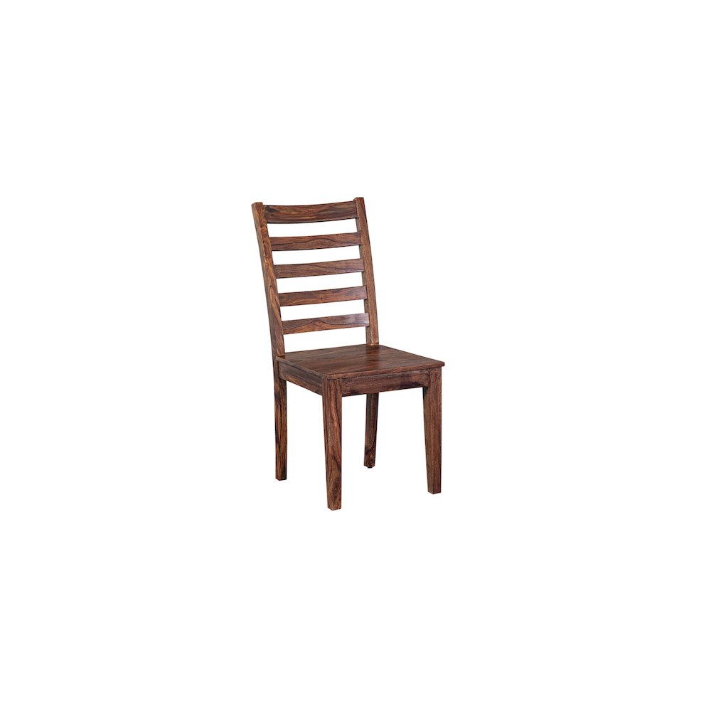 Porter Designs Sonora Solid Sheesham Wood Dining Chair, Brown. Picture 6