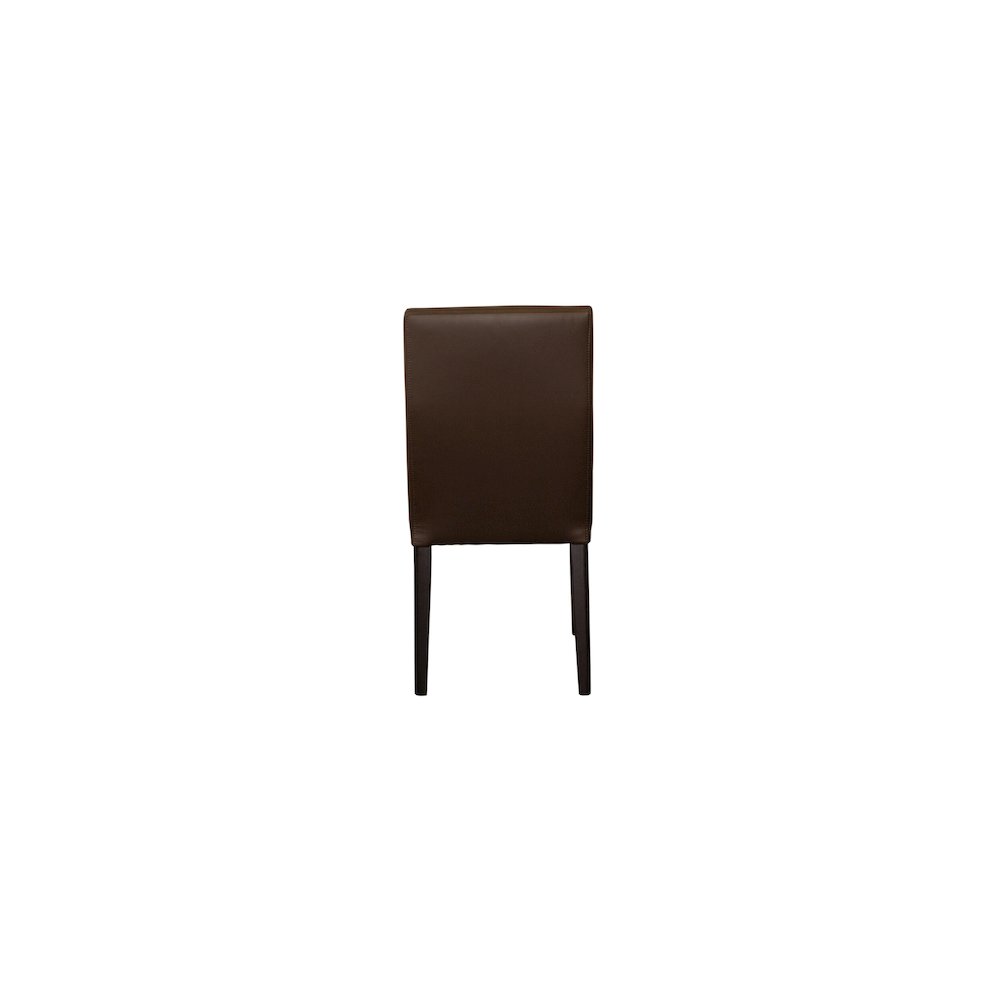 Porter Designs Verona Leather-Look Dining Chair, Brown (Set of 2). Picture 4