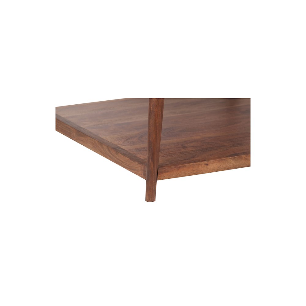 Porter Designs Portola Solid Acacia Wood Coffee Table, Brown. Picture 5