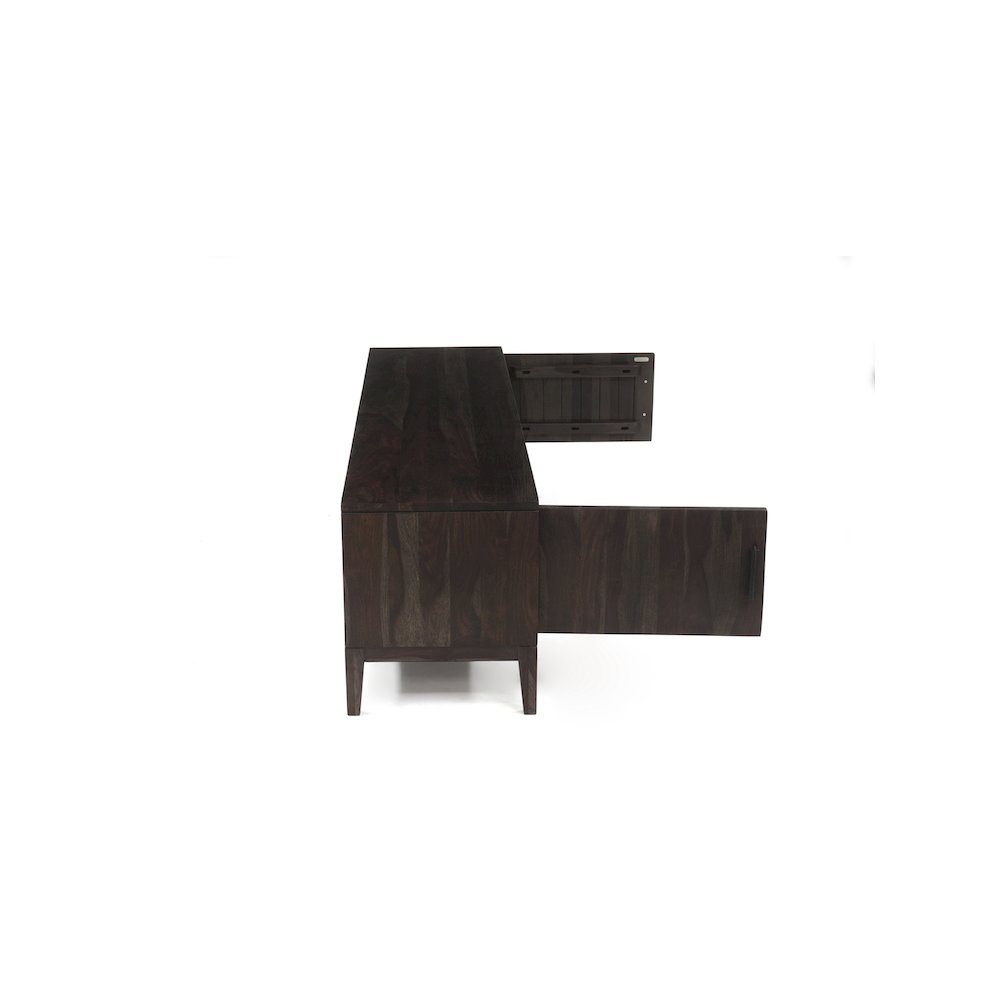 Porter Designs Fall River Solid Sheesham Wood , Gray. Picture 4