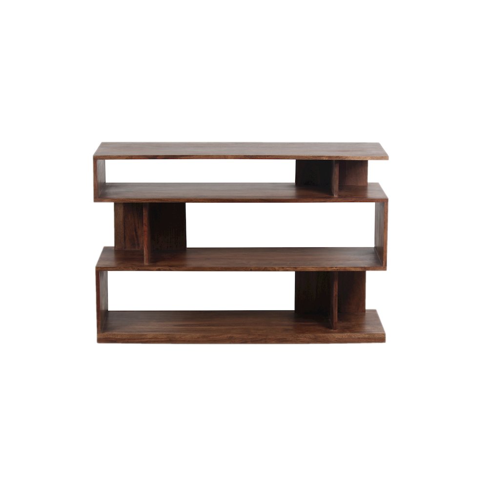 Porter Designs Portola Solid Acacia Wood Console Table, Brown. Picture 2
