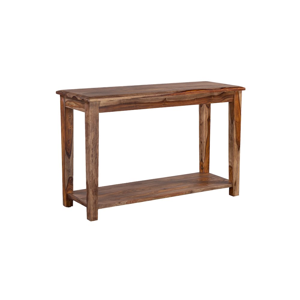 Porter Designs Sonora Solid Sheesham Wood Console Table, Brown. Picture 1