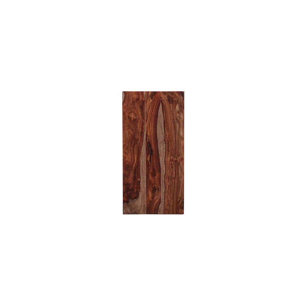 Porter Designs Kalispell Solid Sheesham Wood End Table, Natural. Picture 4