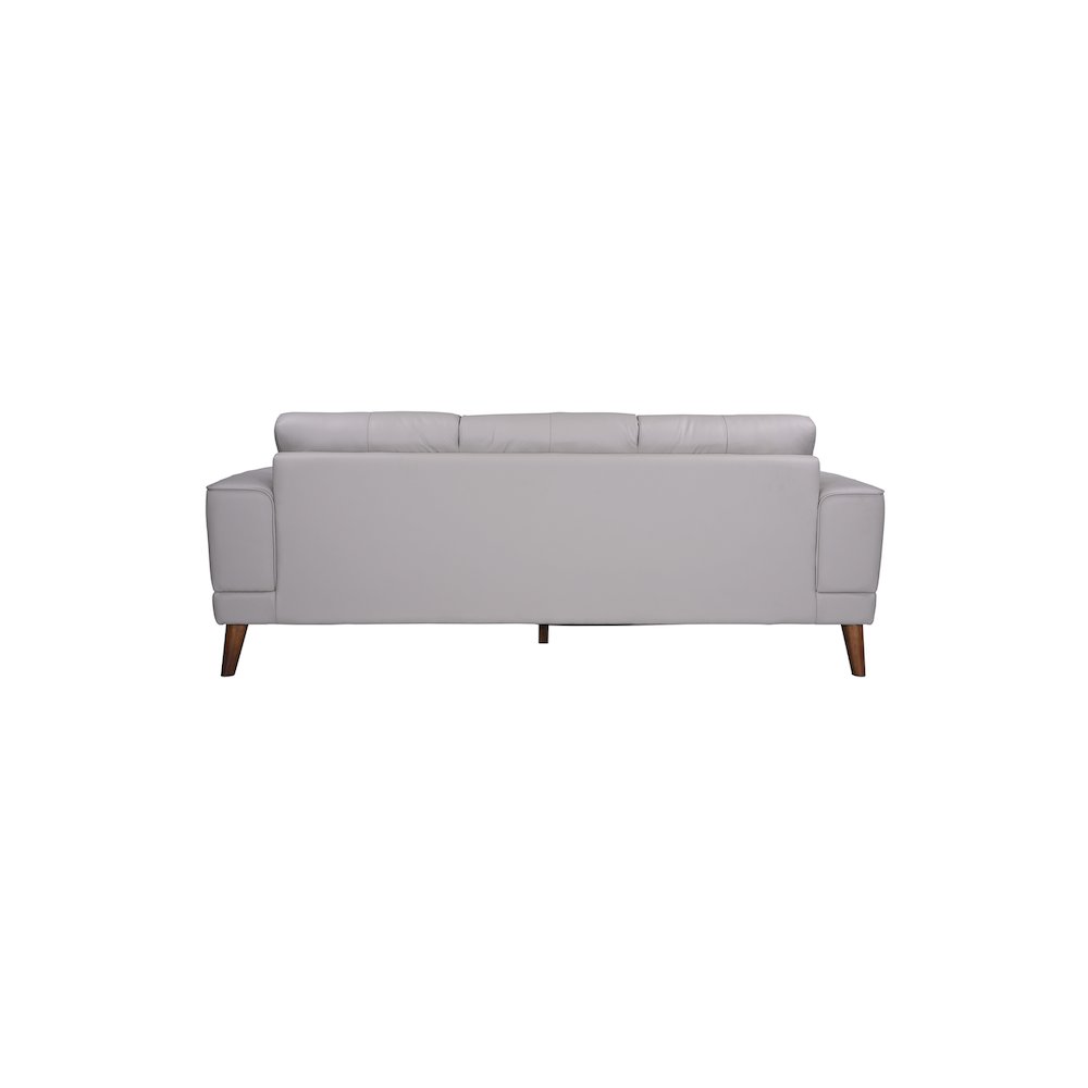 Porter Designs Anzio Top Quality Leather Sofa, Cream. Picture 6