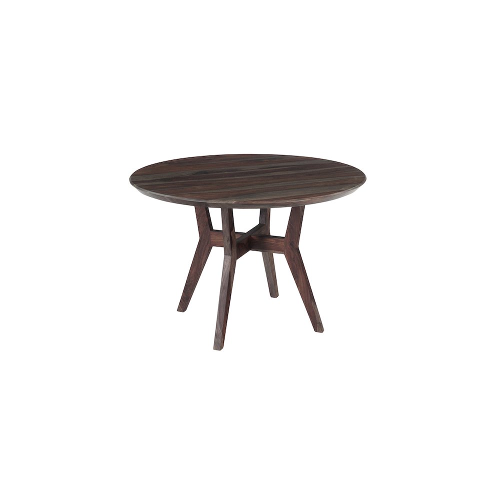 Porter Designs Fall River Solid Sheesham Wood Dining Table, Gray. Picture 5