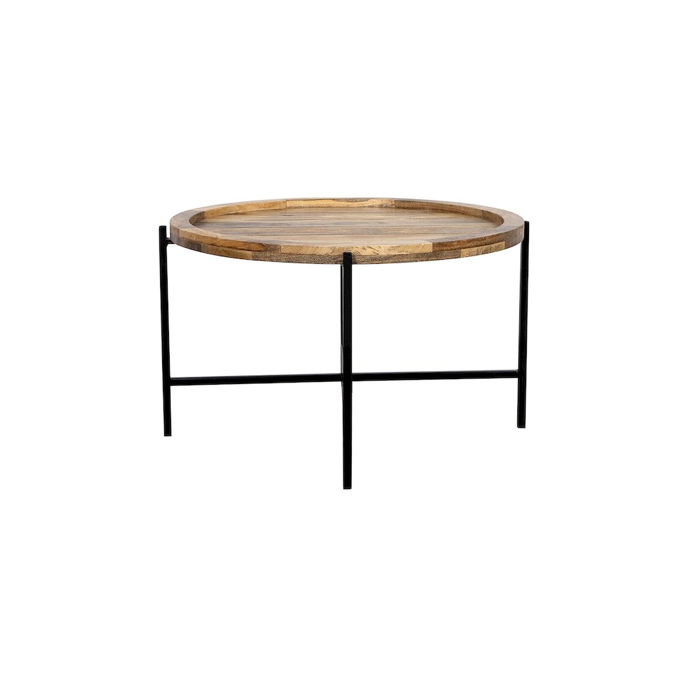 Porter Designs Camden Solid Wood Coffee Table, Natural. Picture 4