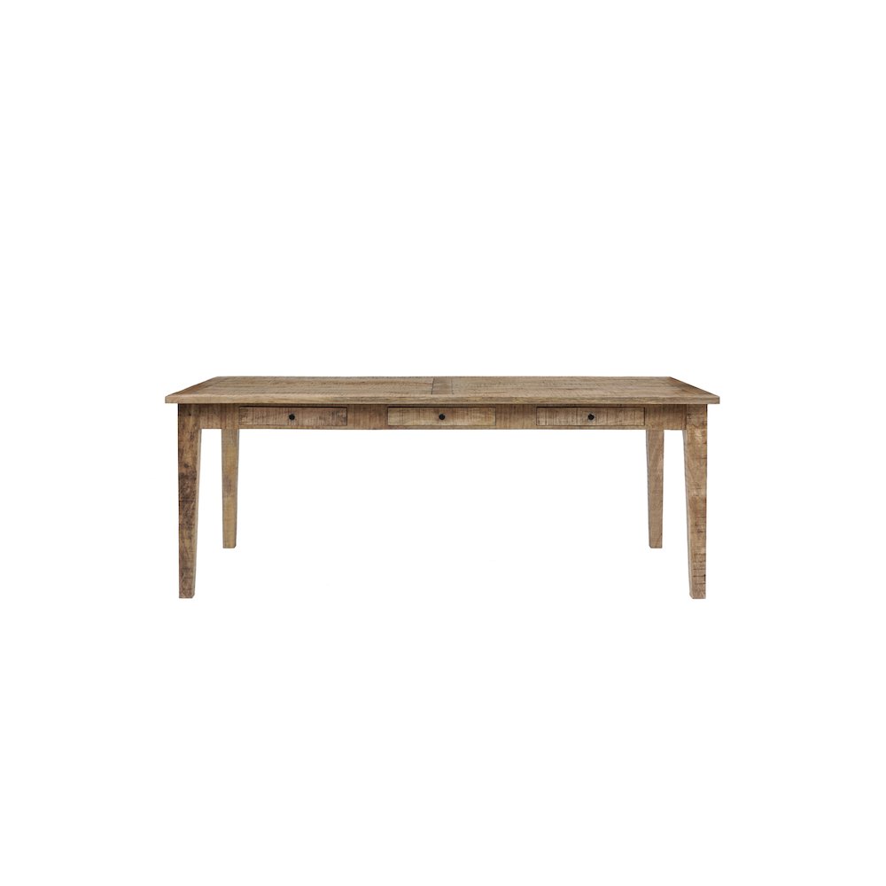 Porter Designs Berkshire Solid Wood Dining Table, Brown. Picture 2