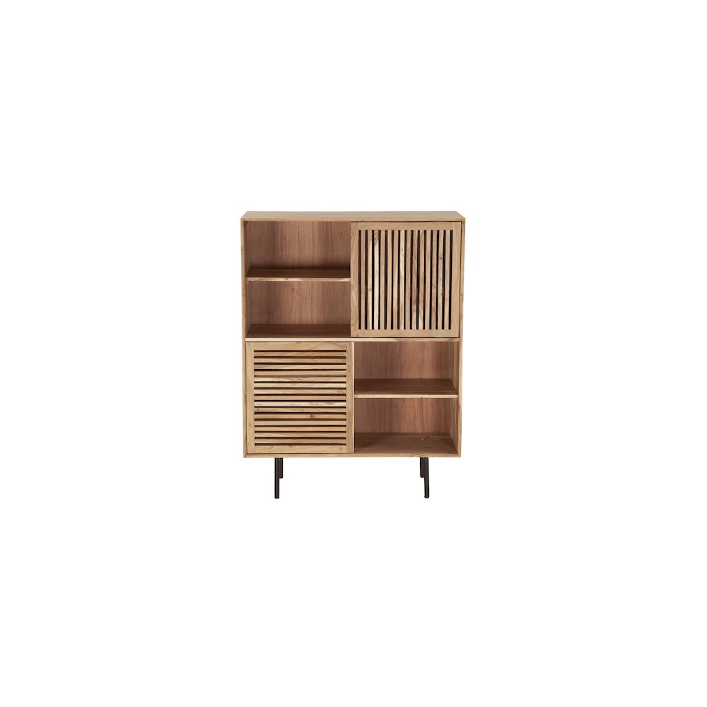 Porter Designs Bauhaus Solid Acacia Wood Bar, Natural. Picture 4