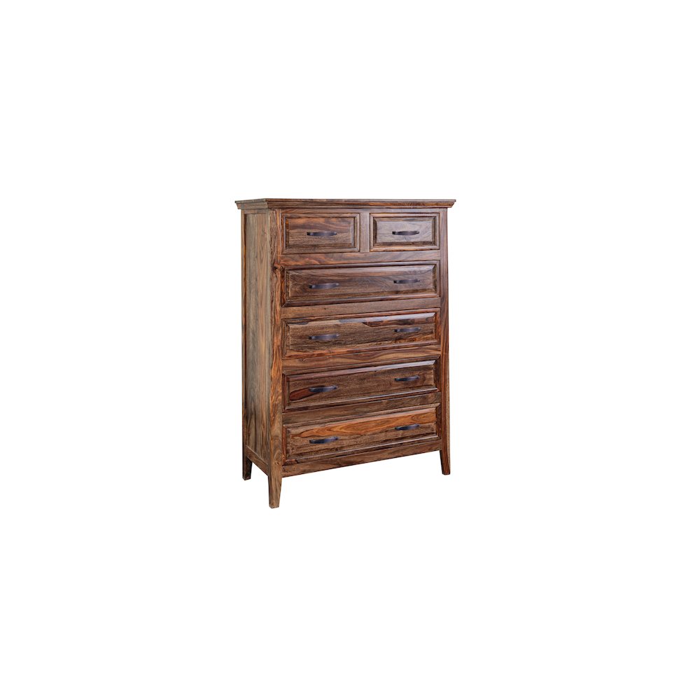 Porter Designs Sonora Solid Sheesham Wood Chest, Brown. Picture 1