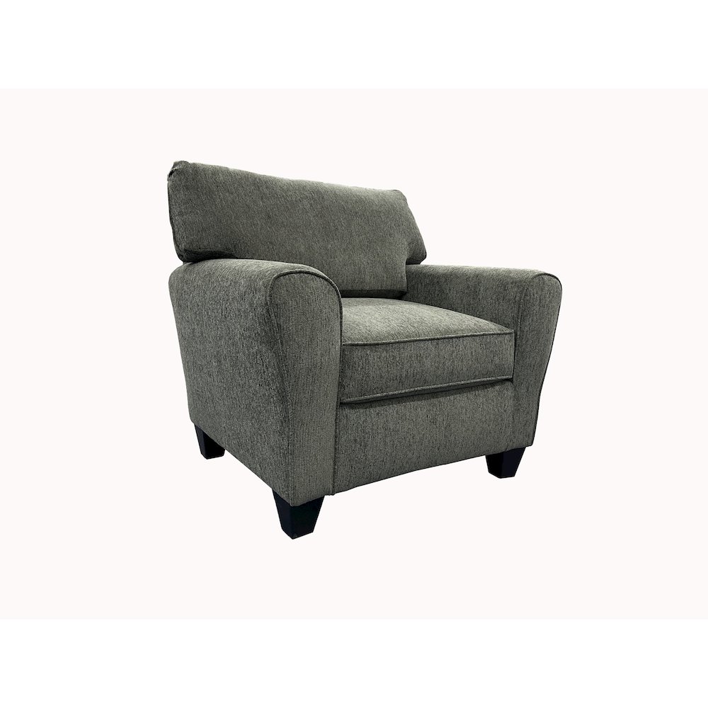 Reese Modern Upholstered Chair, Gray. Picture 1