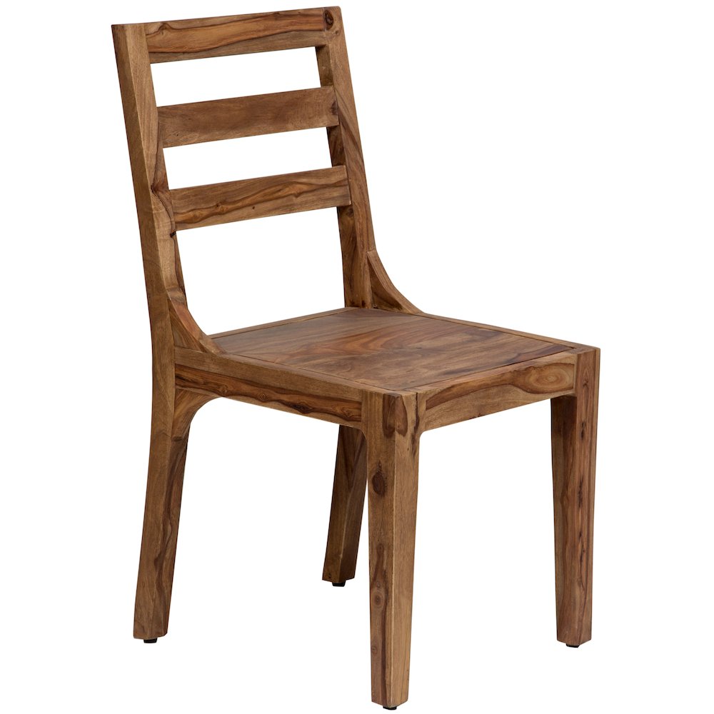 Porter Designs Urban Solid Sheesham Wood Dining Chair, Brown (Set of 2). Picture 1