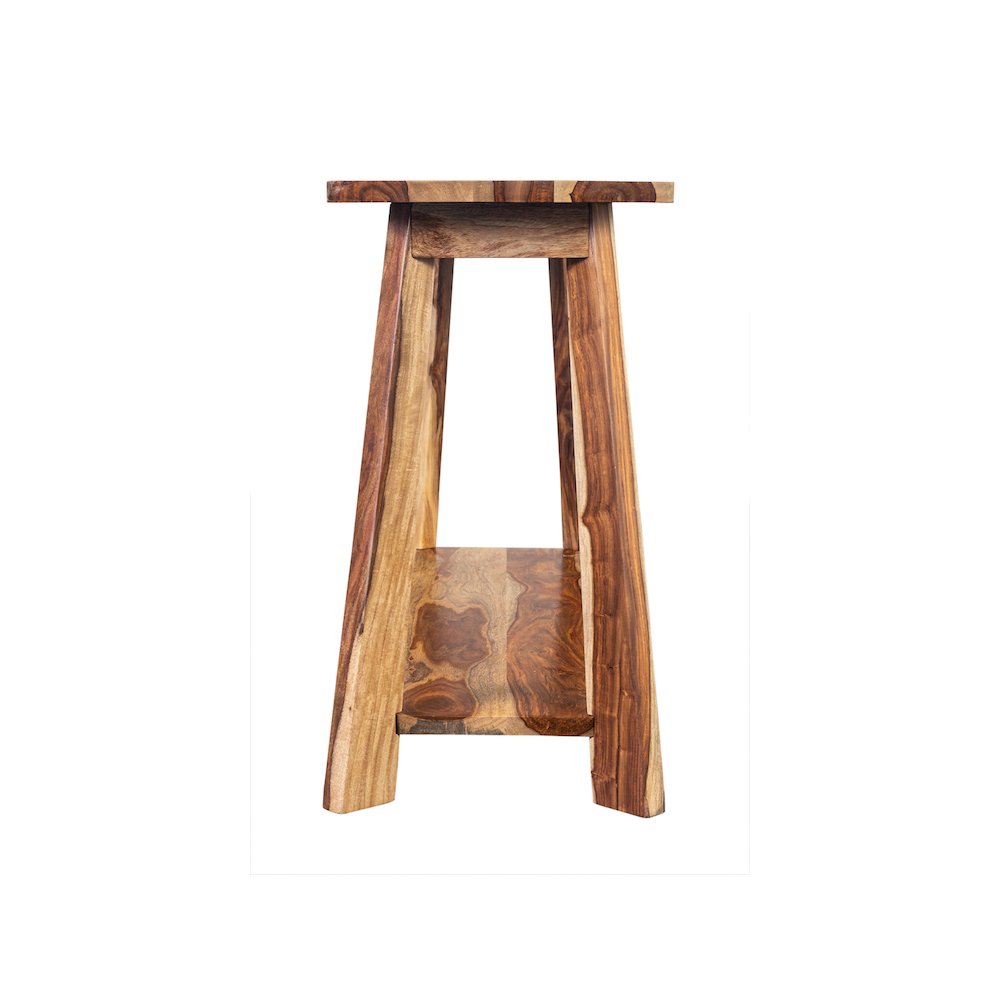 Porter Designs Kalispell Solid Sheesham Wood Console Table, Natural. Picture 3