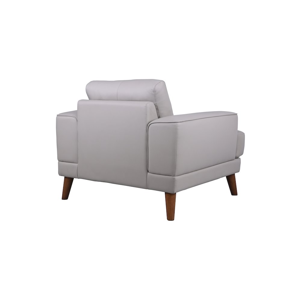 Porter Designs Anzio Top Quality Leather Chair, Cream. Picture 6