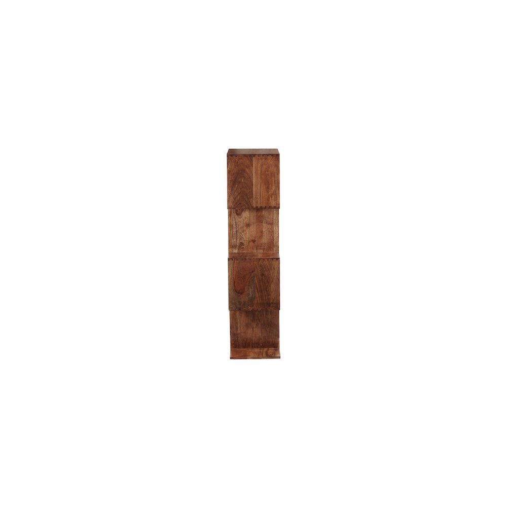 Porter Designs Portola Solid Acacia Wood Bookcase, Brown. Picture 3