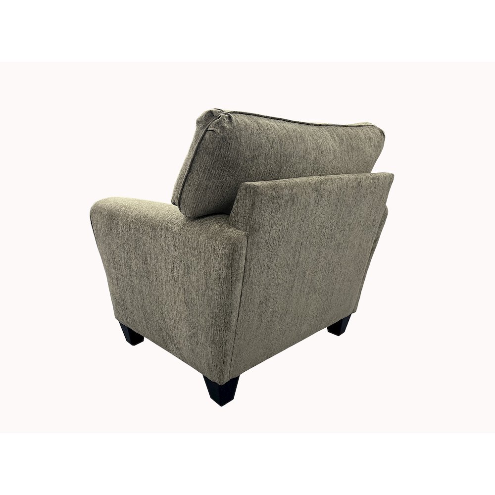 Reese Modern Upholstered Chair, Brown. Picture 4