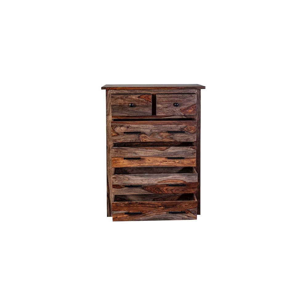 Porter Designs Kalispell Solid Sheesham Wood Chest, Brown. Picture 7