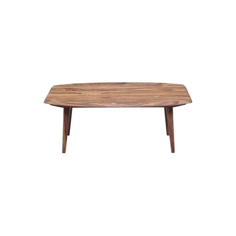 Porter Designs Fusion Solid Sheesham Wood Coffee Table, Natural. Picture 2