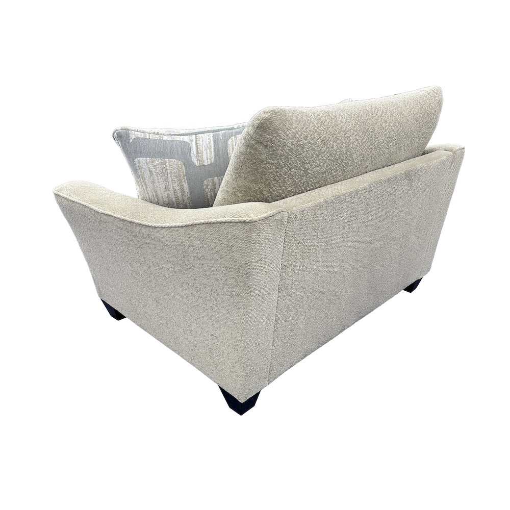 Columbia Microfiber Chair, Cream. Picture 4