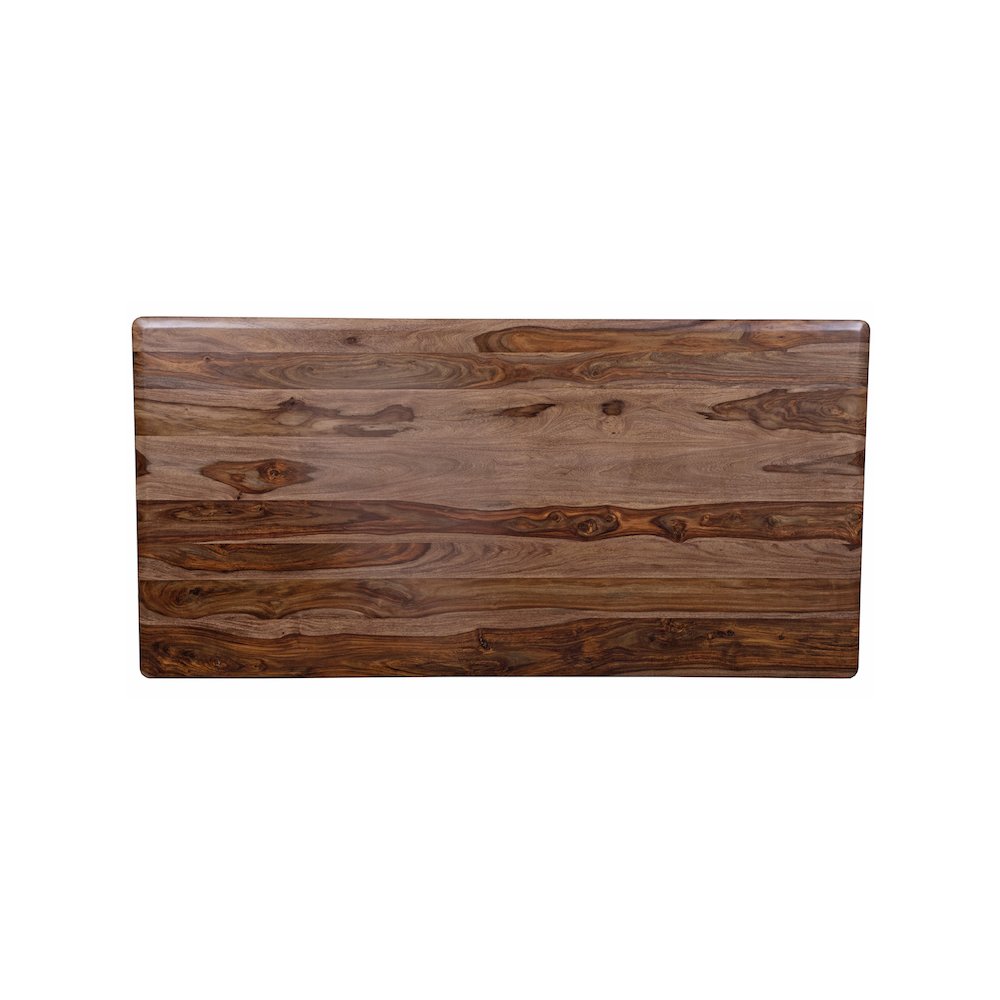 Porter Designs Sonora Solid Sheesham Wood Dining Table, Brown. Picture 9