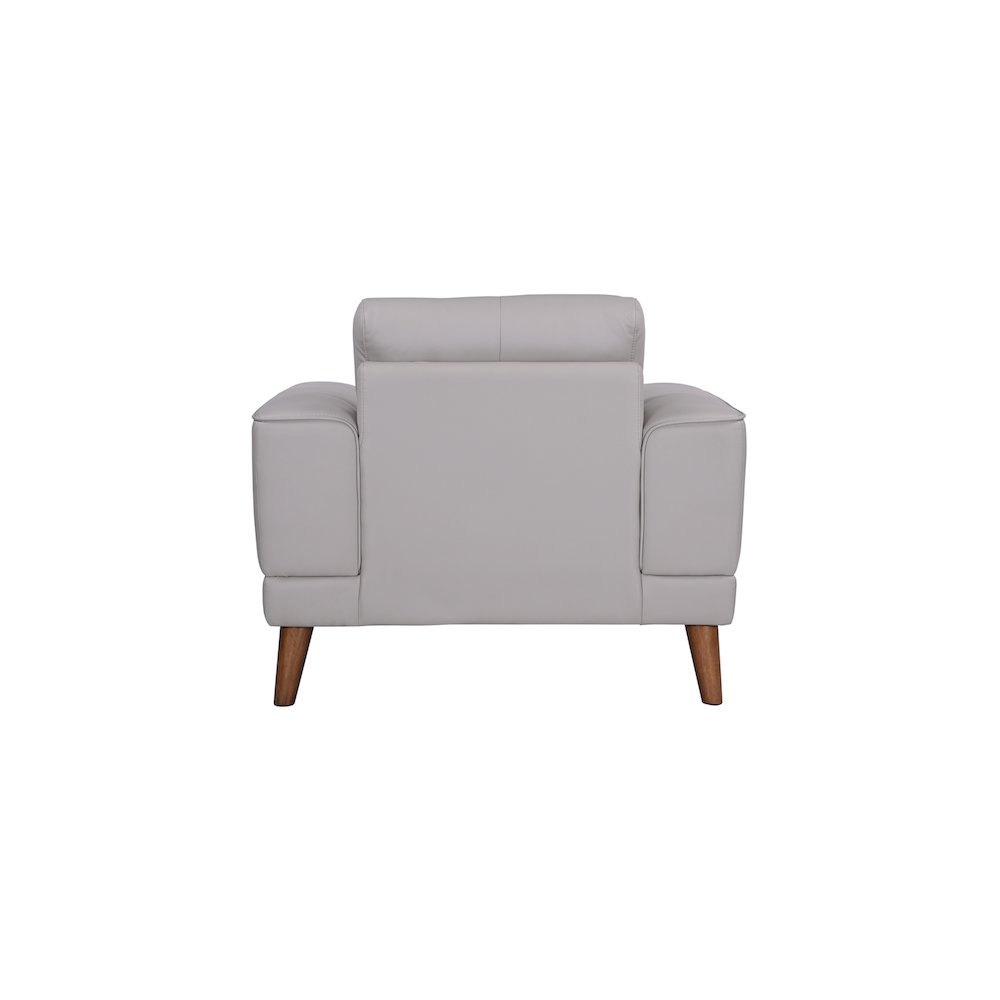 Porter Designs Anzio Top Quality Leather Chair, Cream. Picture 5