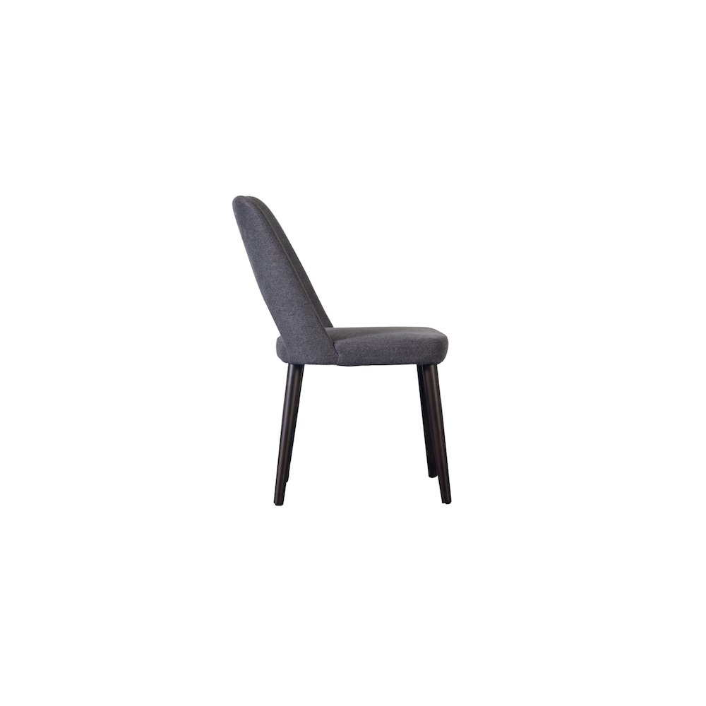 Porter Designs Prato Upholstered Dining Chair, Gray (Set of 2). Picture 3