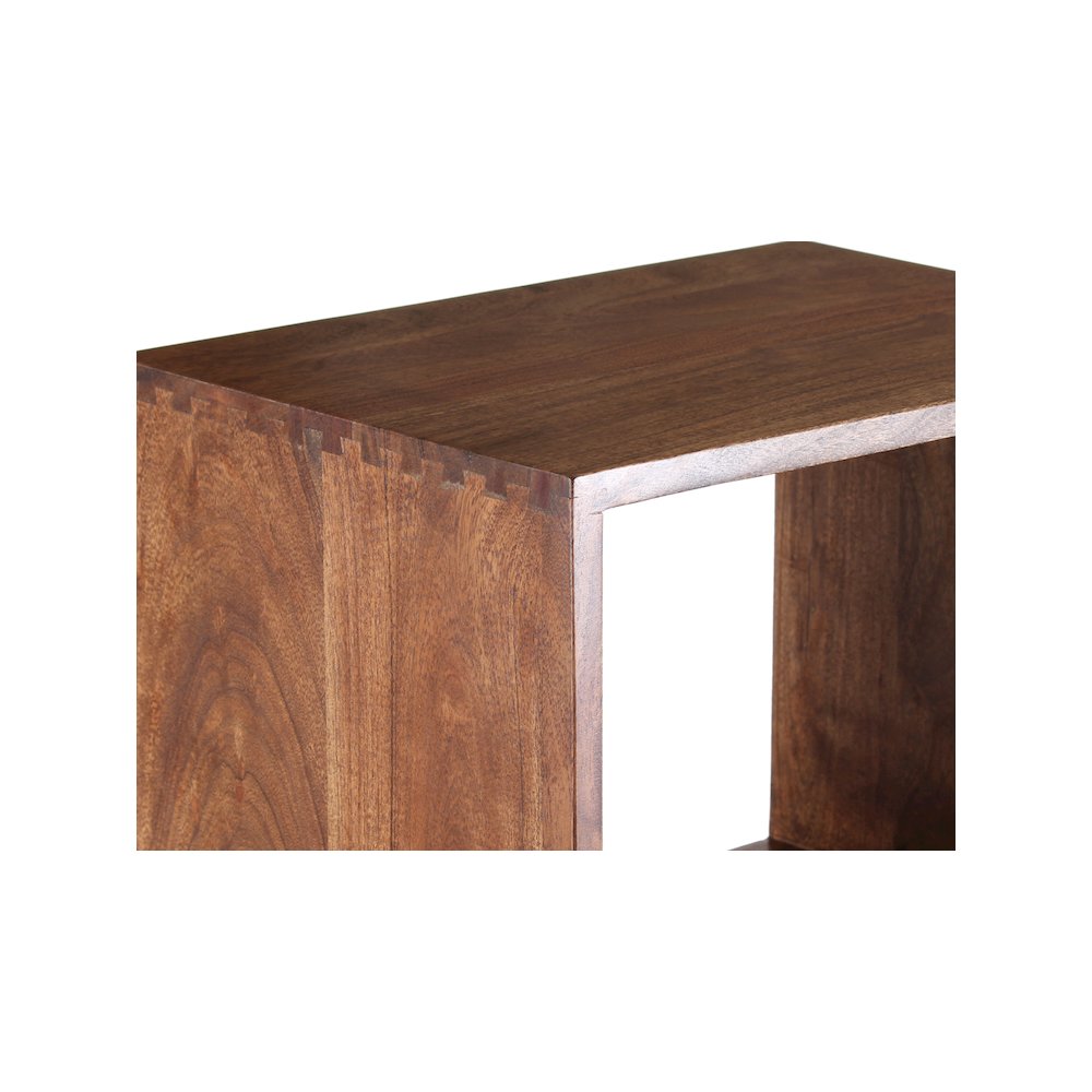 Porter Designs Portola Solid Acacia Wood Bookcase, Brown. Picture 5
