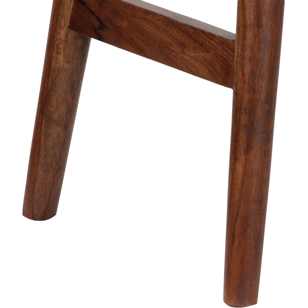 Porter Designs Portola Solid Acacia Wood End Table, Brown. Picture 7