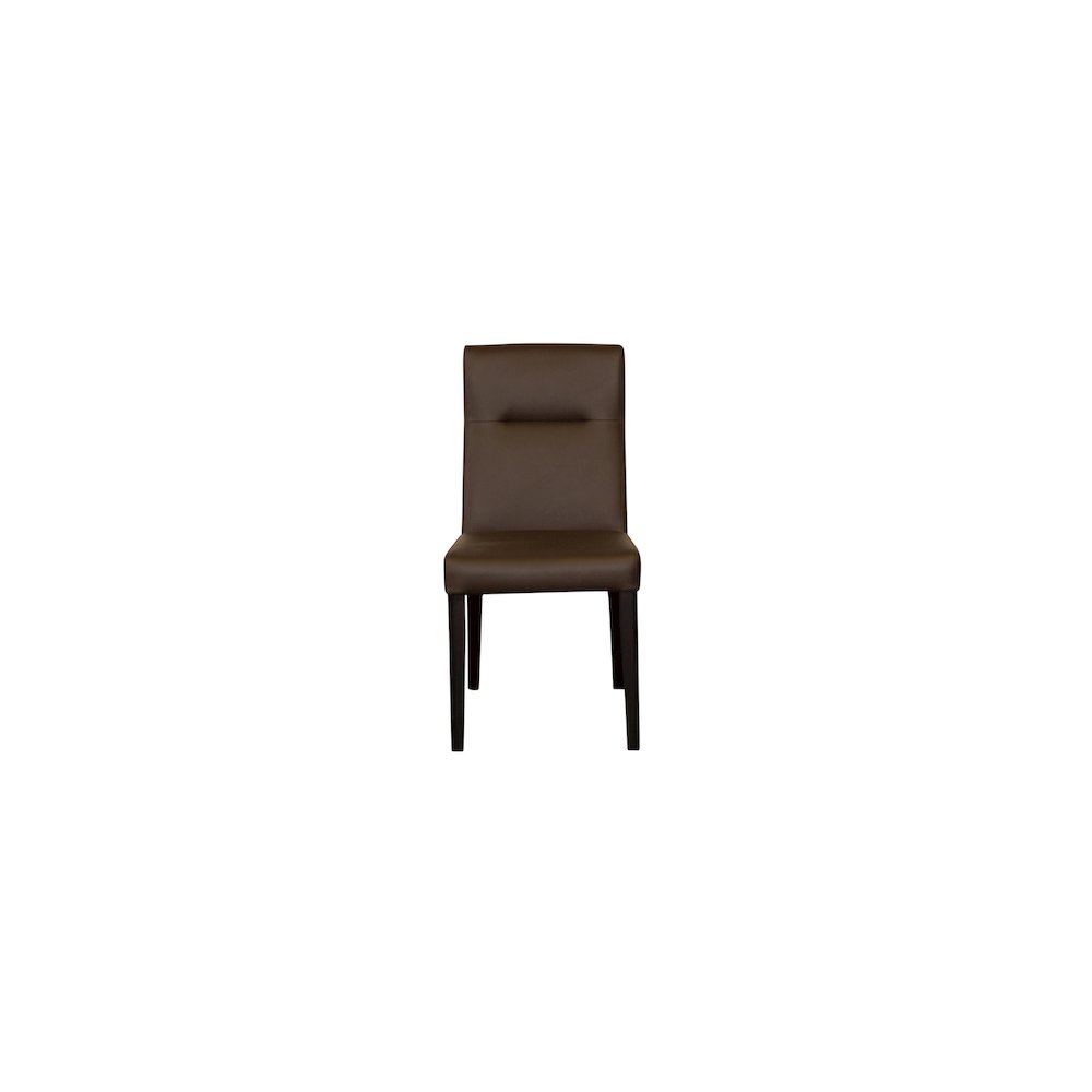 Porter Designs Verona Leather-Look Dining Chair, Brown (Set of 2). Picture 2