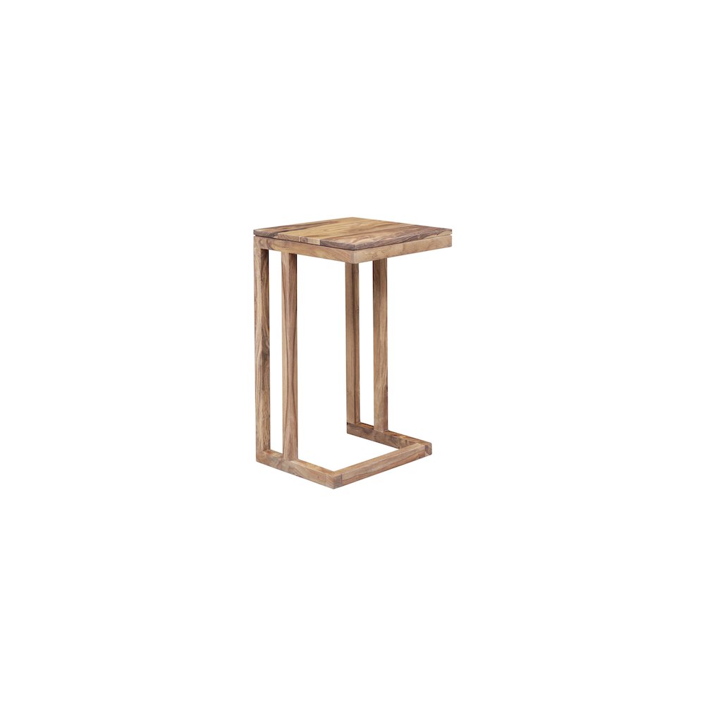 Porter Designs Urban Solid Sheesham Wood End Table, Natural (Set of 2). Picture 1