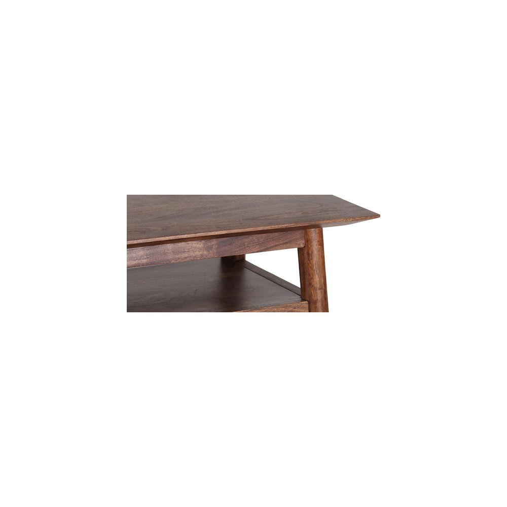 Porter Designs Portola Solid Acacia Wood Console Table, Brown. Picture 6
