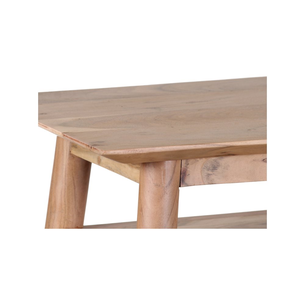 Porter Designs Portola Solid Acacia Wood Console Table, Natural. Picture 7