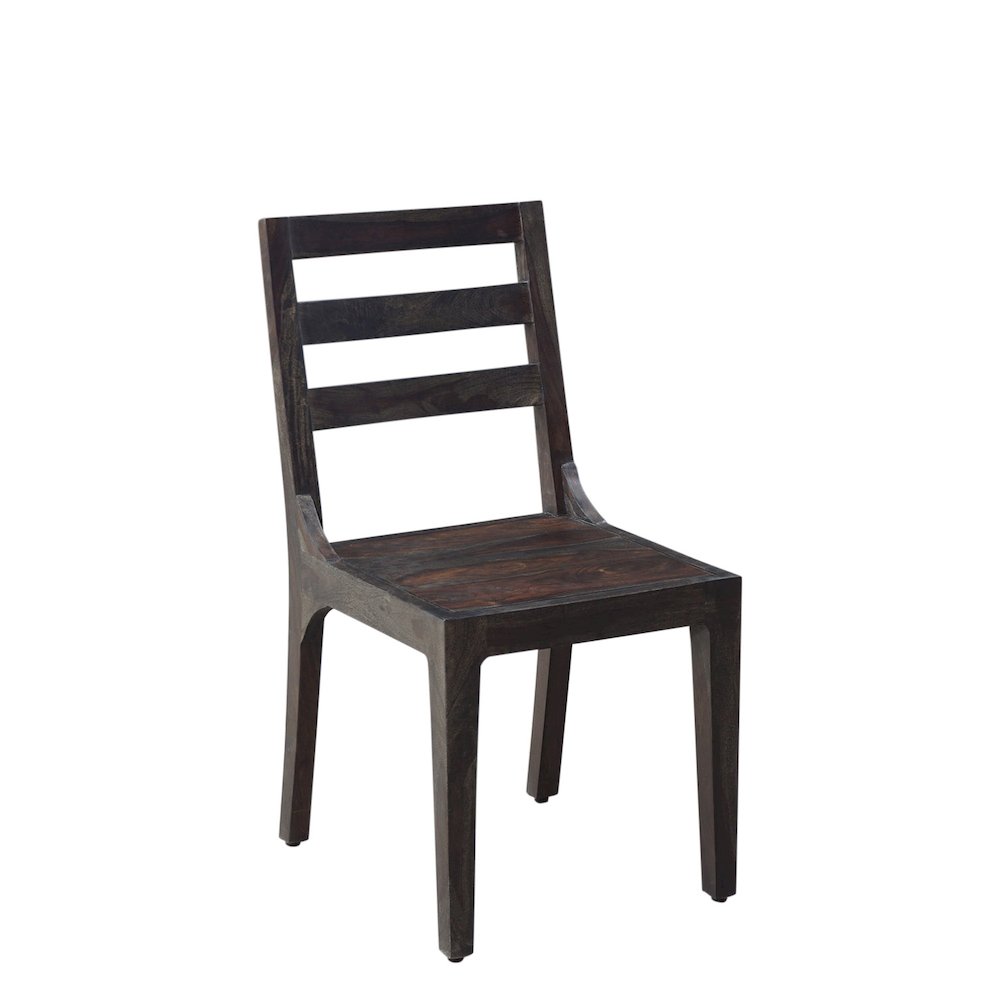 Porter Designs Fall River Solid Sheesham Wood Dining Chair, Brown (Set of 2). Picture 1