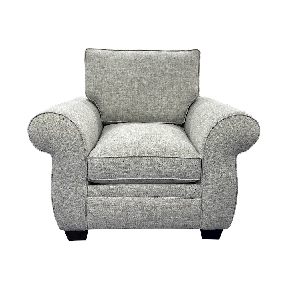 Oasis Transitional Chair, Gray. Picture 3