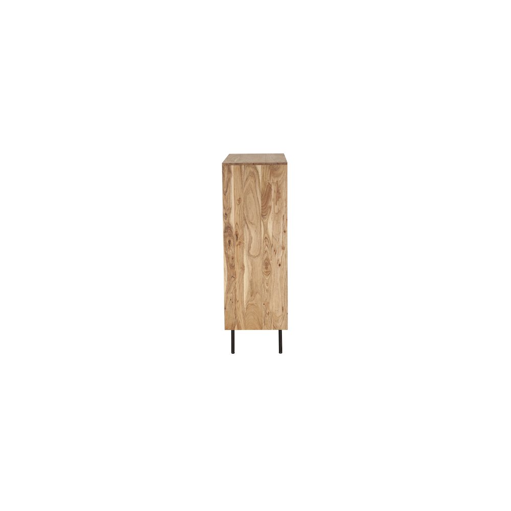 Porter Designs Bauhaus Solid Acacia Wood Bar, Natural. Picture 3