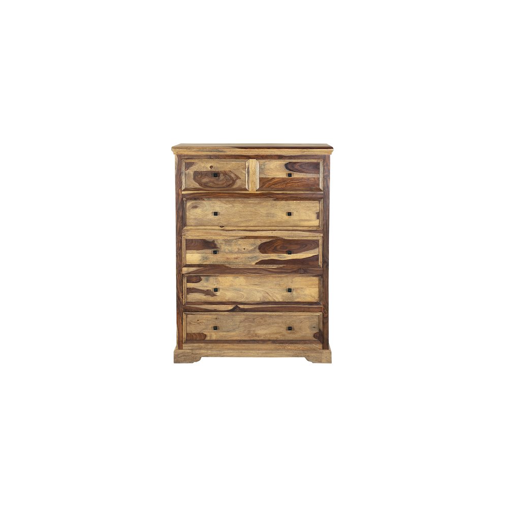 Porter Designs Taos Solid Sheesham Wood Chest, Natural. Picture 3