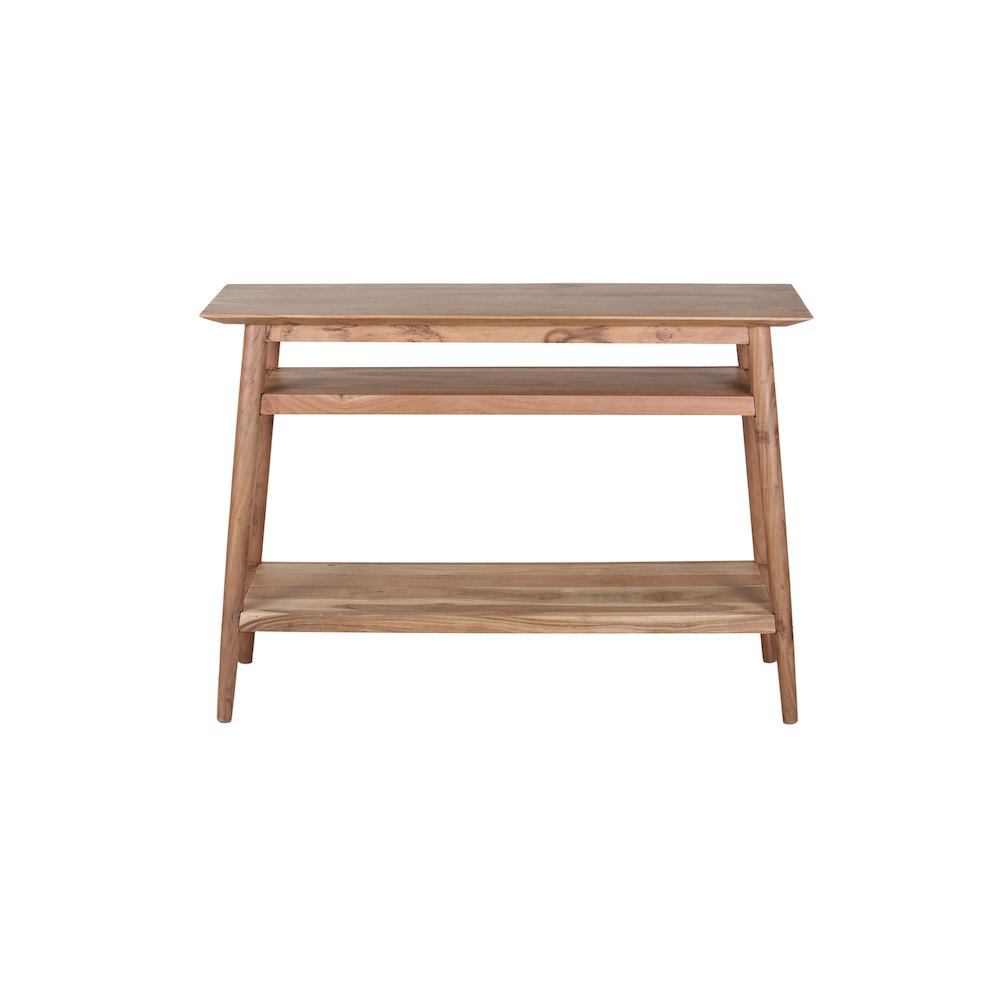 Porter Designs Portola Solid Acacia Wood Console Table, Natural. Picture 2