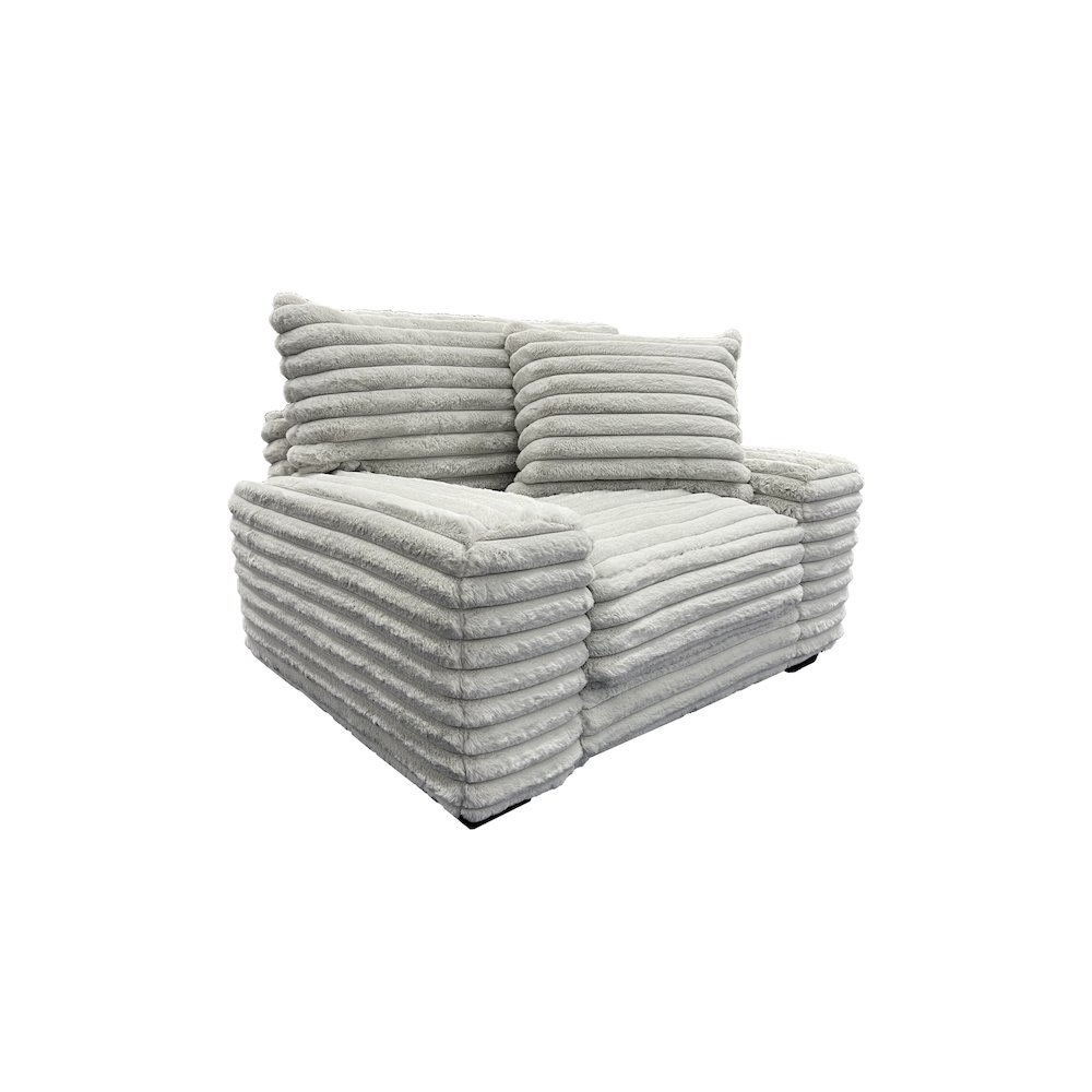 Big Chill Microfiber Chair, Gray. Picture 1