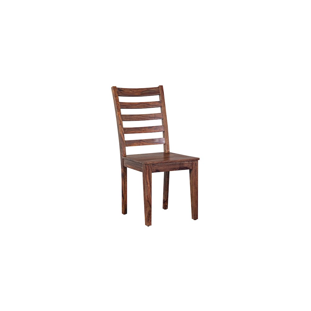 Porter Designs Sonora Solid Sheesham Wood Dining Chair, Brown. Picture 1